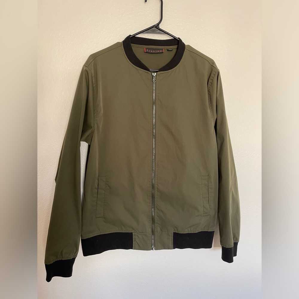 Men's Olive Bomber Jacket